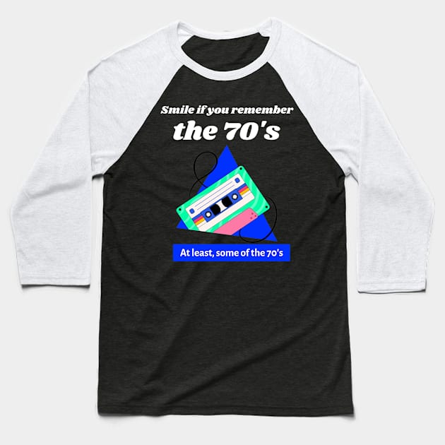 Do You Remember The '70's? 0016 Baseball T-Shirt by Supply Groove